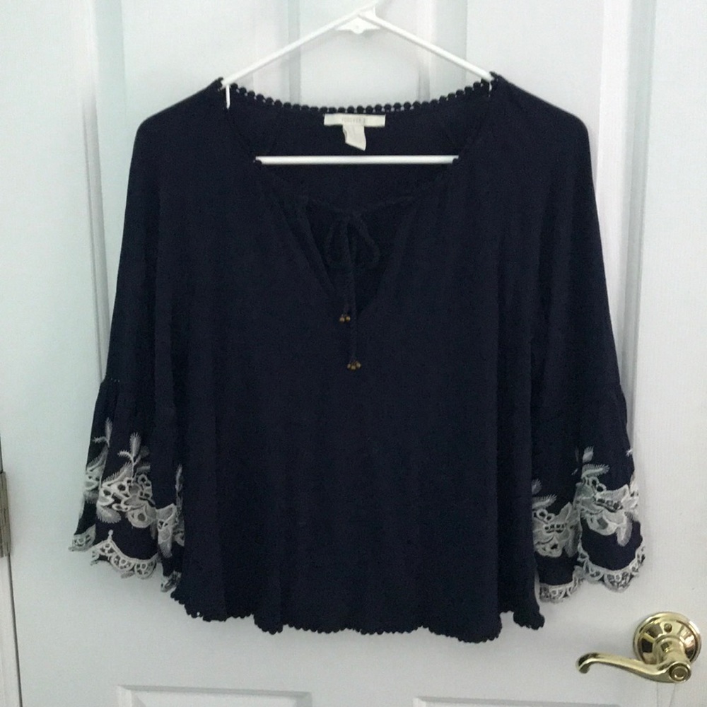 Navy forever 21 shirt